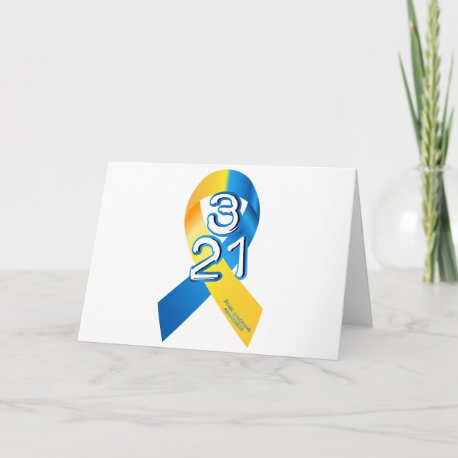 Down Syndrome Awareness Card (Front)