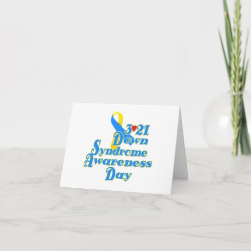 Down Syndrome Awareness Card