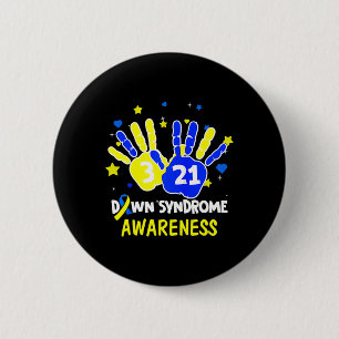 Down Syndrome Awareness Costume March 21 Gift Teac Button