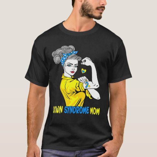 Down Syndrome Awareness Down Right Retro 21 Day Mo T_Shirt