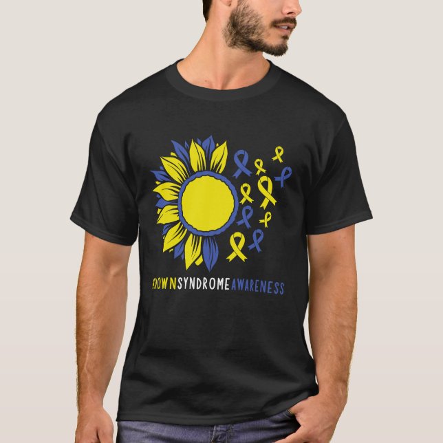Down Syndrome Awareness Great World Down Syndrome  T-Shirt (Front)