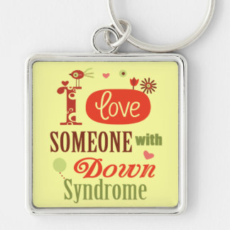 Down syndrome awareness keychain