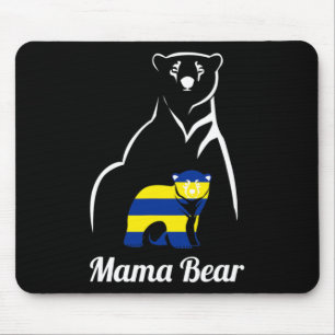Down Syndrome Awareness Mama Bear Mom  Mouse Pad