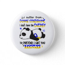 Down Syndrome Awareness Month Ribbon Gifts Button