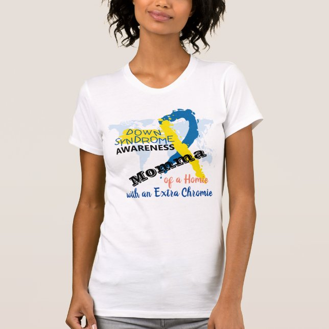 Down Syndrome Awareness Mother T-Shirt (Front)