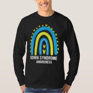 Down Syndrome Awareness Rainbow T21 T-Shirt