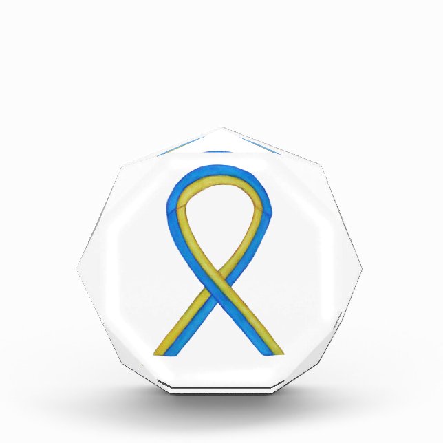 Down Syndrome Awareness Ribbon Art Award  (Front)