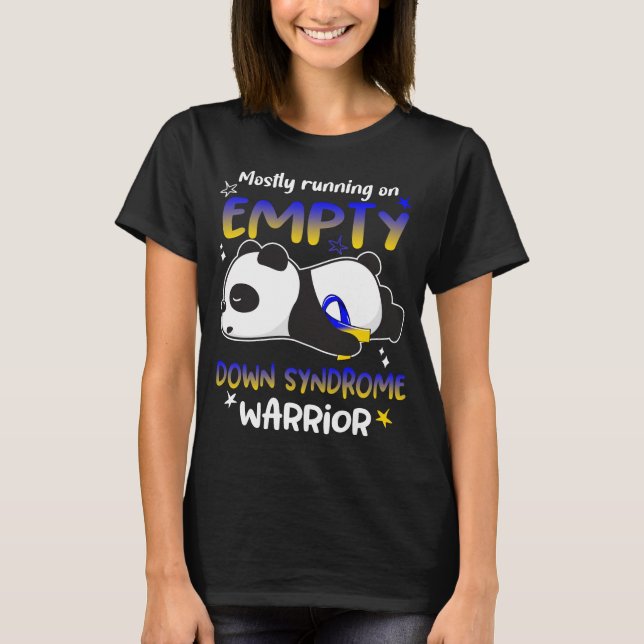 Down Syndrome Awareness Ribbon Support Gifts T-Shirt (Front)