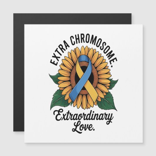 Down Syndrome Awareness Sunflower (Front/Back)