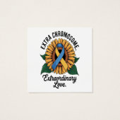 Down Syndrome Awareness Sunflower (Back)