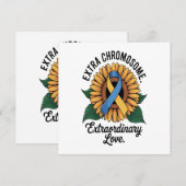 Down Syndrome Awareness Sunflower (Front/Back)