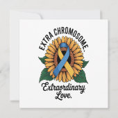 Down Syndrome Awareness Sunflower (Back)