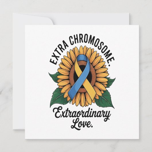 Down Syndrome Awareness Sunflower (Front)