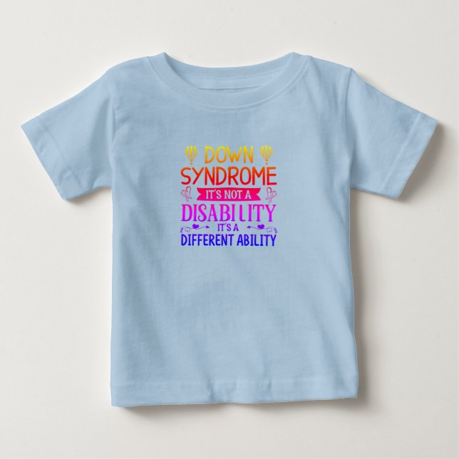 Down Syndrome Awareness T-shirt for Toddlers (Front)