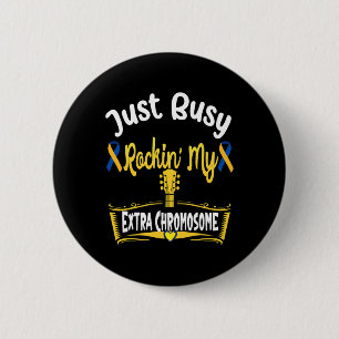 Down Syndrome Awareness Toddler Kids Extra Chromos Button
