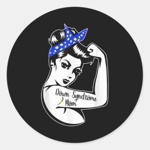 Down Syndrome Awareness Trisomy 21 _ Down Syndrome Classic Round Sticker