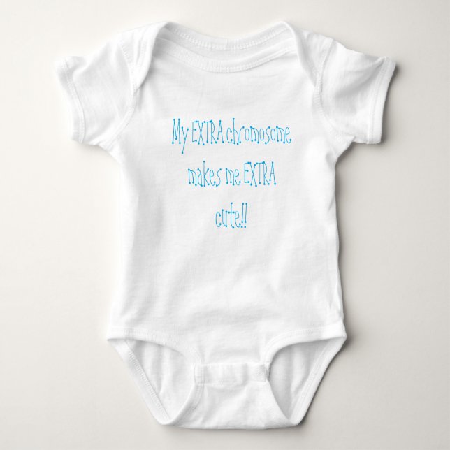 Down Syndrome  Baby Bodysuit (Front)