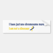 Down syndrome Bumper Sticker
