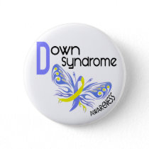 Down Syndrome BUTTERFLY 3.1 Button