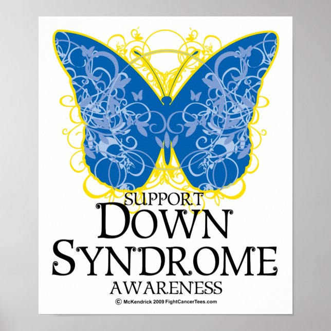 Down Syndrome Butterfly Poster (Front)