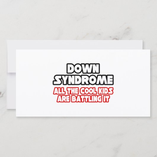 Down Syndrome...Cool Kids (Front)