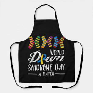 Down Syndrome Day Awareness Socks 21 March Apron