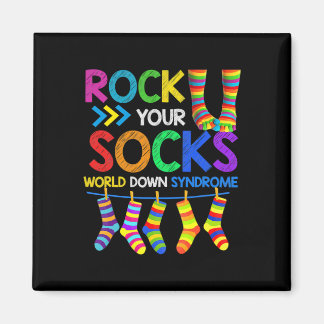 Down Syndrome Day Rock Your Socks Awareness 1 Magnet
