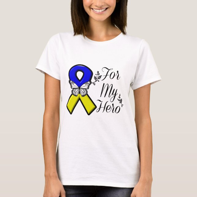 Down Syndrome For My Hero T-Shirt (Front)