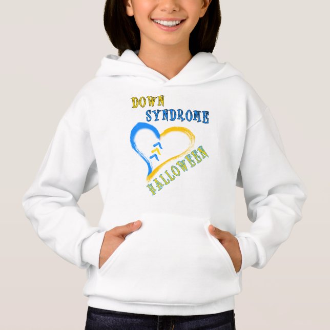 Down Syndrome Halloween Hoodie (Front)