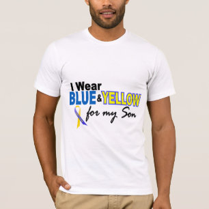 Down Syndrome I Wear Blue & Yellow For My Son 2 T-Shirt