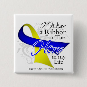 Down Syndrome Ribbon Hero in My Life Button