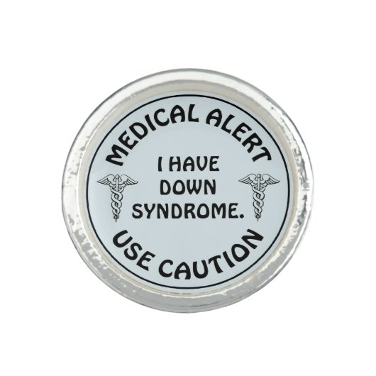 DOWN SYNDROME RING (Front)