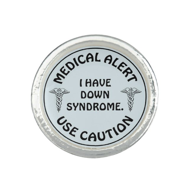 DOWN SYNDROME RING (Front)