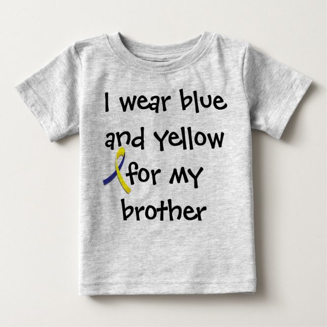 Down Syndrome Shirt for brother (Front)