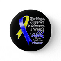 Down Syndrome Support Hope Awareness Button