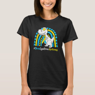 Down Syndrome T Rex Dinosaur  Boys Kids Trisomy T2 T-Shirt
