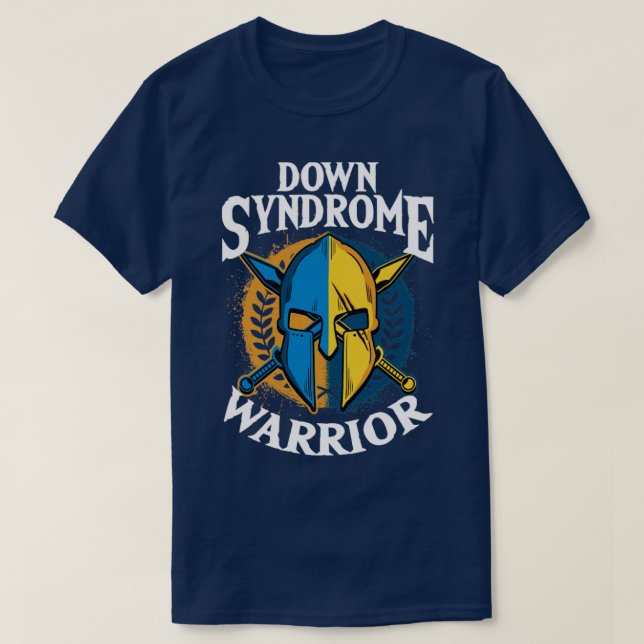 Down Syndrome Warrior Awareness T-Shirt (Design Front)