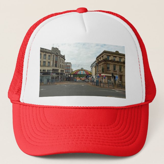 Down the bottom end trucker hat (Front)