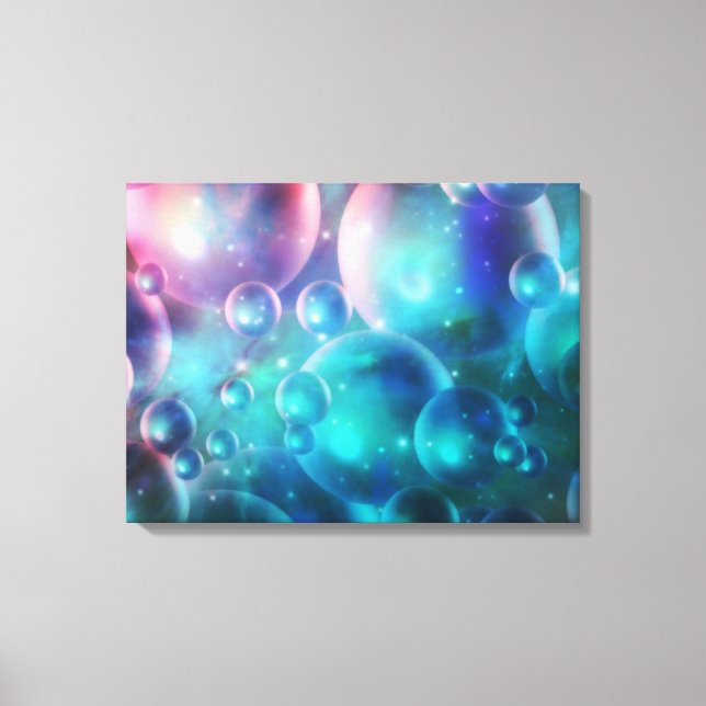Down the Empyrean Stream Canvas Print (Front)