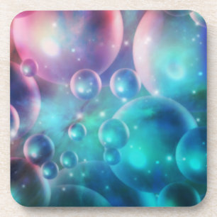 Down the Empyrean Stream Cork Coaster