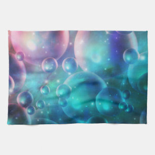 Down the Empyrean Stream Kitchen Towel