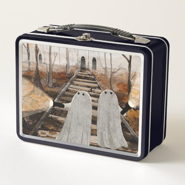 Down The Haunted Tracks Metal Lunch Box (Front)