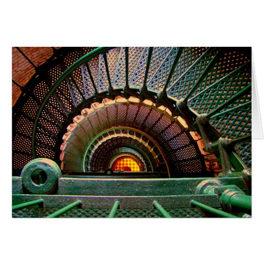 "Down the Lighthouse Staircase" (Front Horizontal)