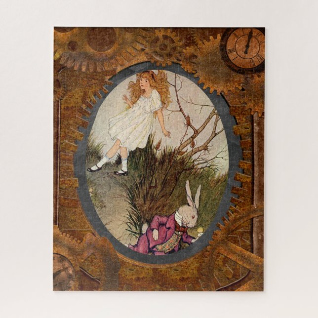 Down the Rabbit Hole Jigsaw Puzzle (Vertical)