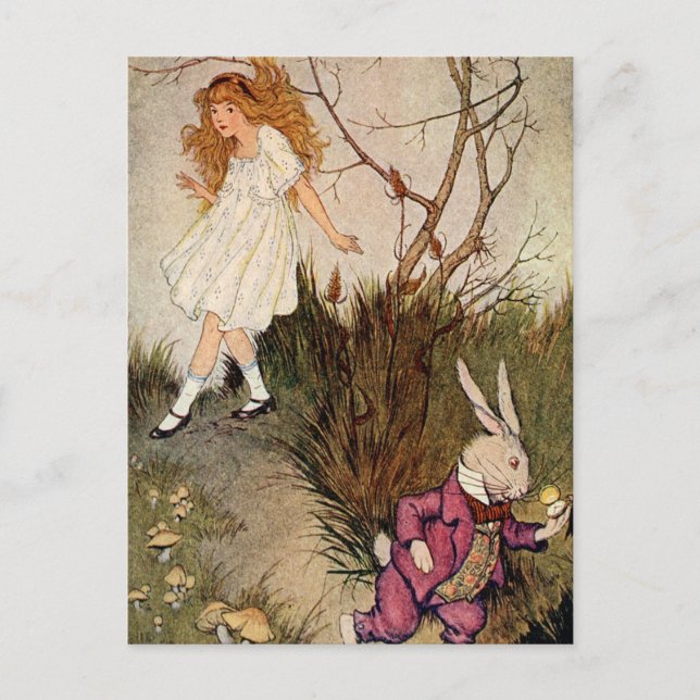 Down the Rabbit Hole Postcard (Front)