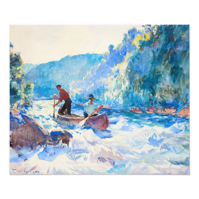 Down the Rapids by Frank Weston Benson Photo Print (Front)