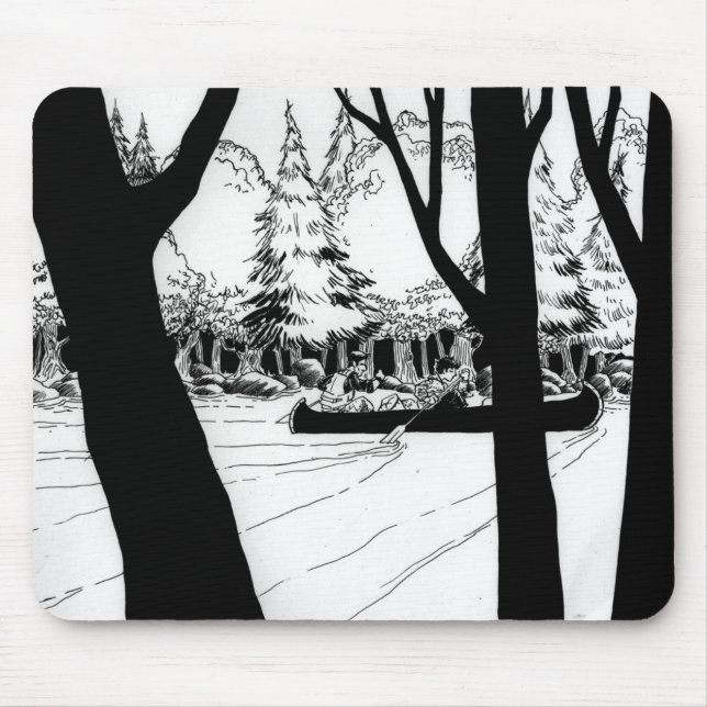 Down the River Mouse Pad (Front)