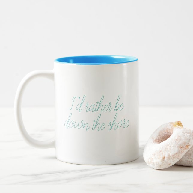 Down the Shore Mug (With Donut)