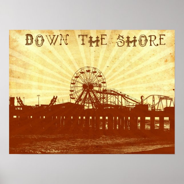 Down the Shore Poster (Front)