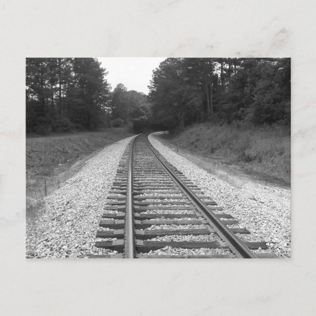 "Down the Tracks" Postcard (Front)